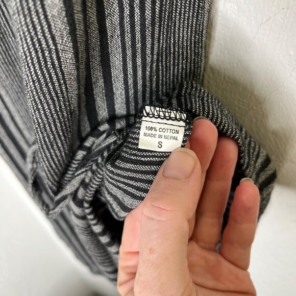 Avatar Striped Sleeveless Midi Dress With Belt Size XXS Halloween Beetlejuice - Picture 12 of 16